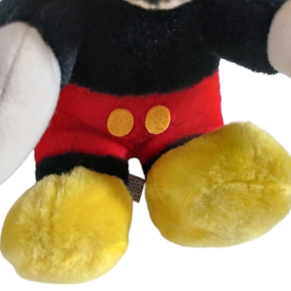 Vintage Mickey Mouse Plush Walt Disney World Disneyland Toy New Tags - Picture 4 of 13